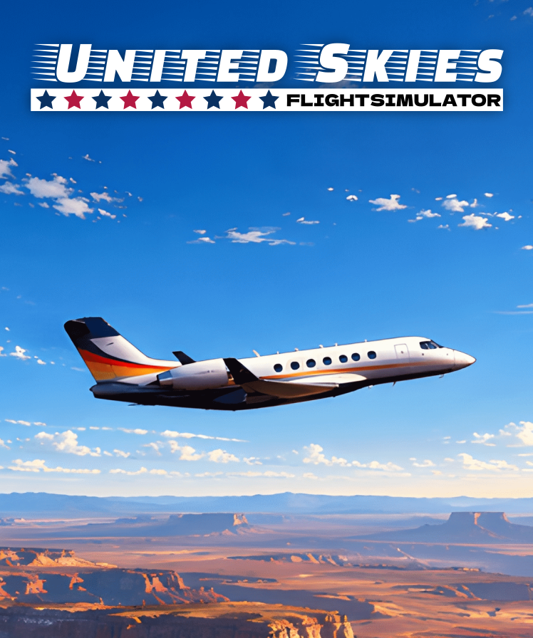 United Skies FlightSimulator cover art